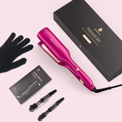 MiroPure beach wave curling wand packaging box authentic USA import