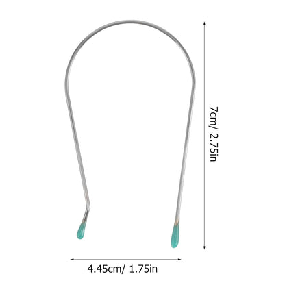 WLngtv hot roller securing pins fitting perfectly over a two inch jumbo hair roller for secure salon styling