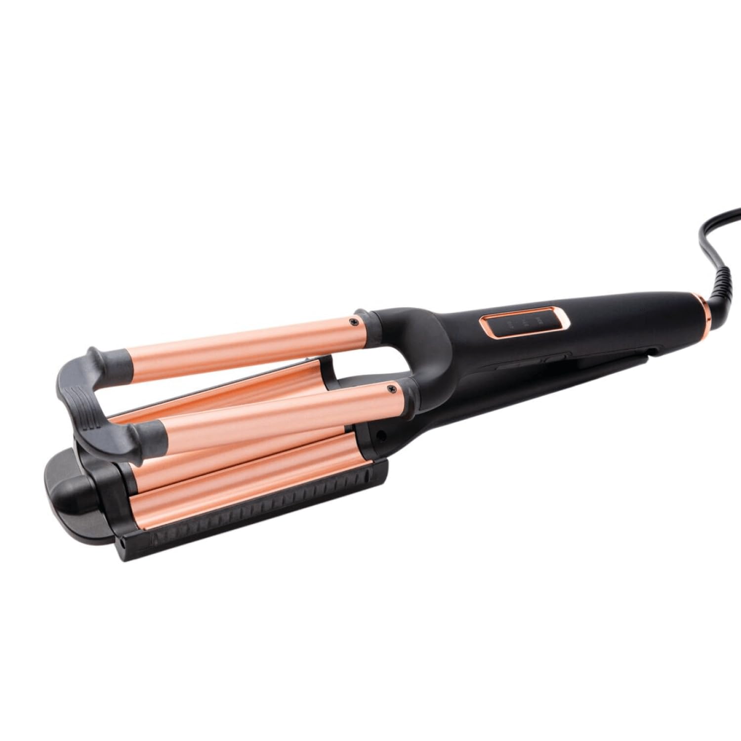 Close up of the adjustable height dial on the Ion professional ceramic hair waver