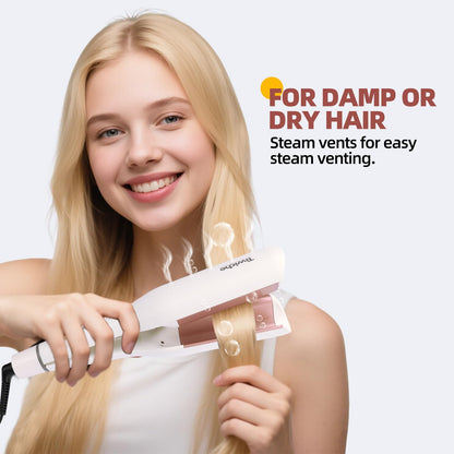 Tiwiche 1.5-inch hair styling wand showing the automatic shut-off safety component.