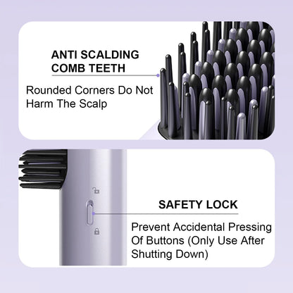 VAV ionic cordless hair straightener package contents with charging cable