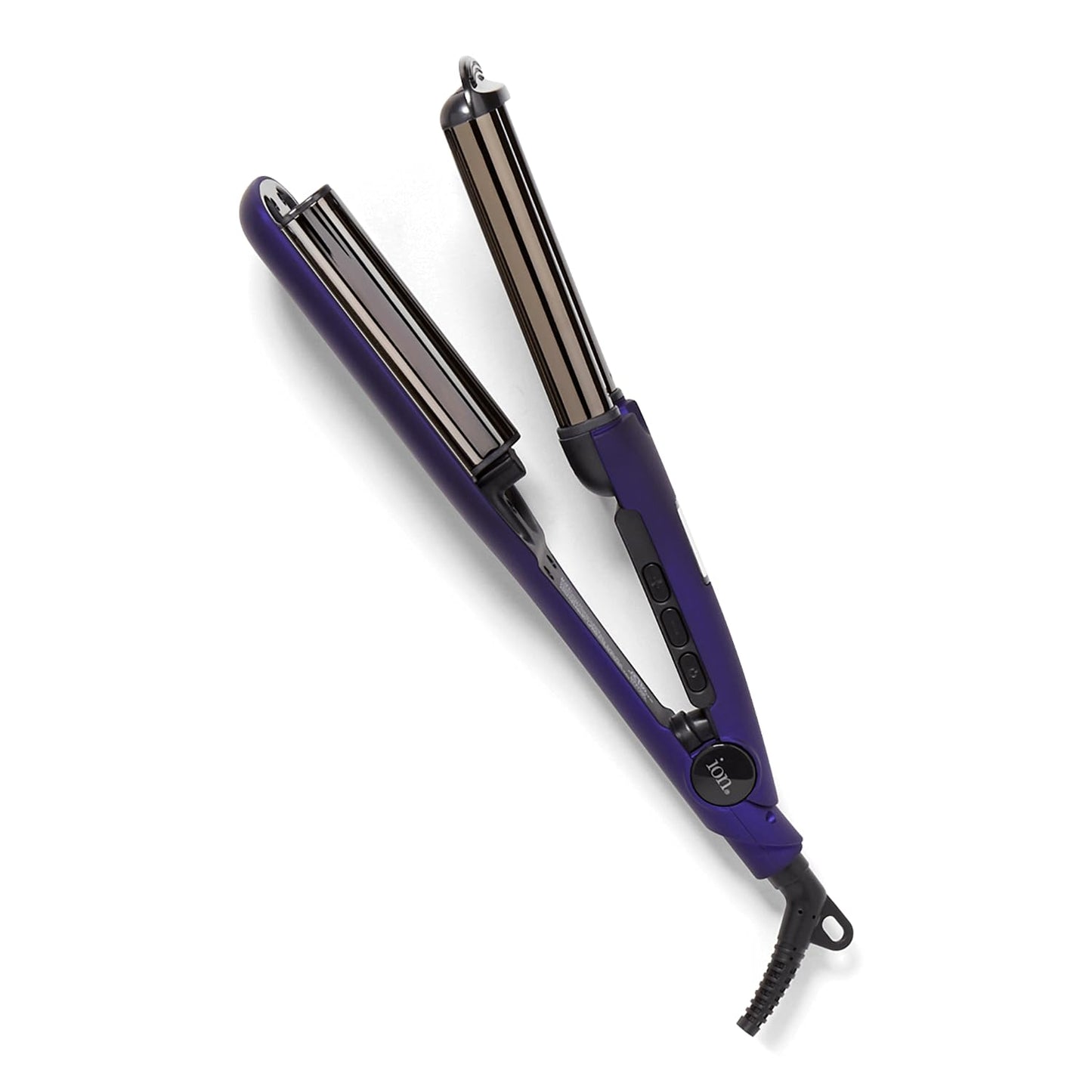 Ion Triple Barrel Hair Waver titanium barrels closeup showcasing smooth surface design