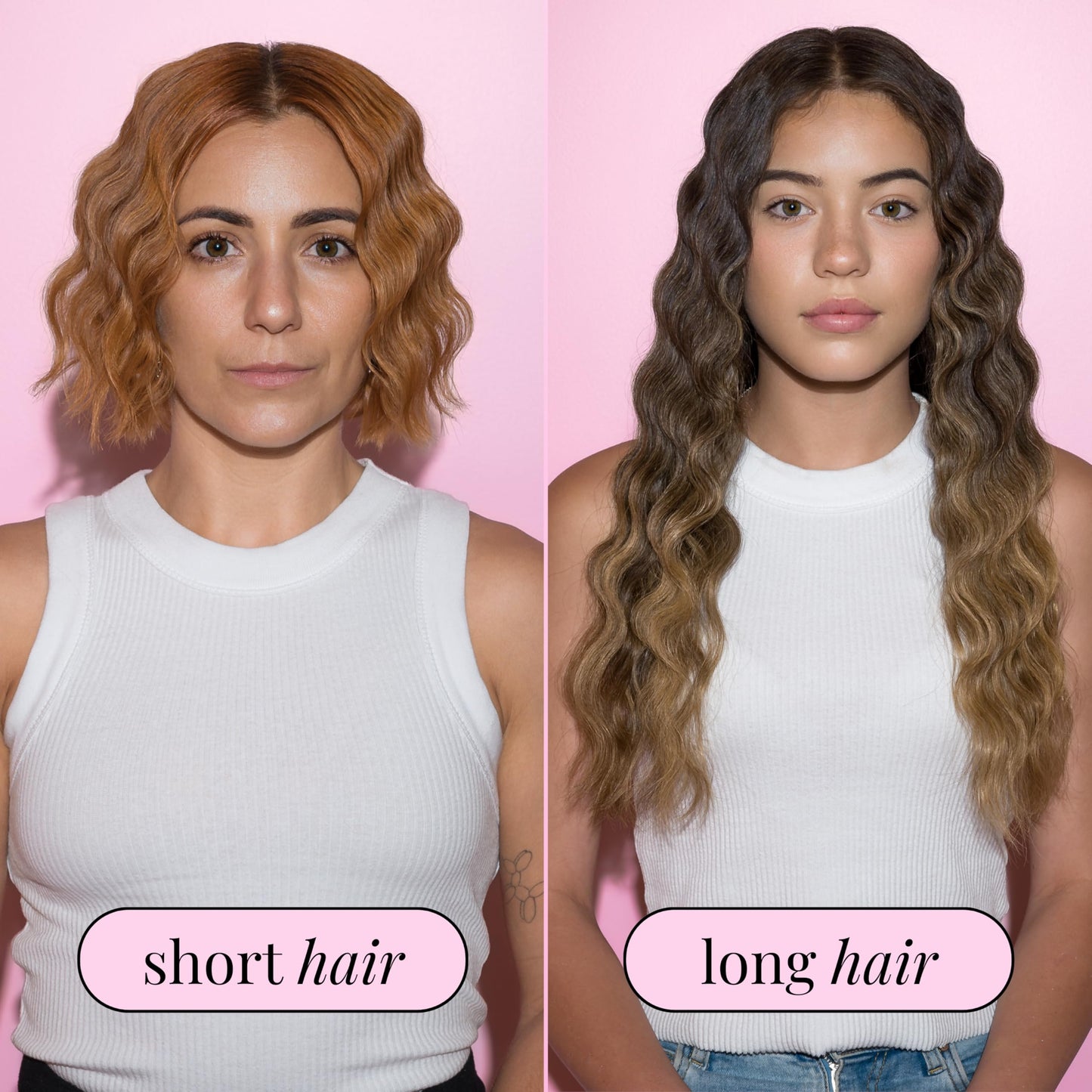 Mermade Hair Double Waver packaging and compact styling body for beachy waves