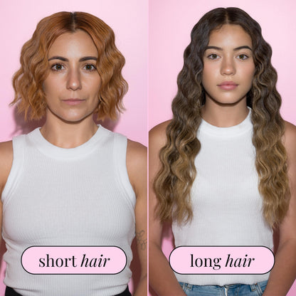 Mermade Hair Double Waver packaging and compact styling body for beachy waves