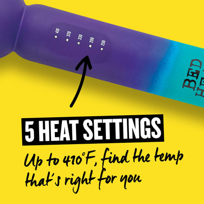 Bed Head beachy waves styling tool with LED temperature control display