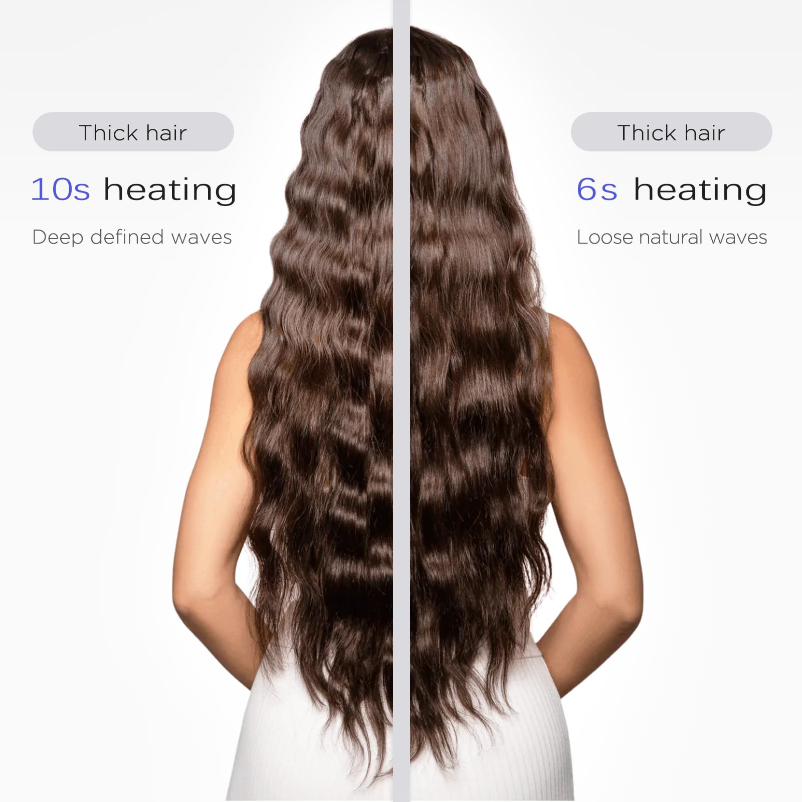 Adjustable slider mechanism on Janelove 4 in 1 water wave styling tool