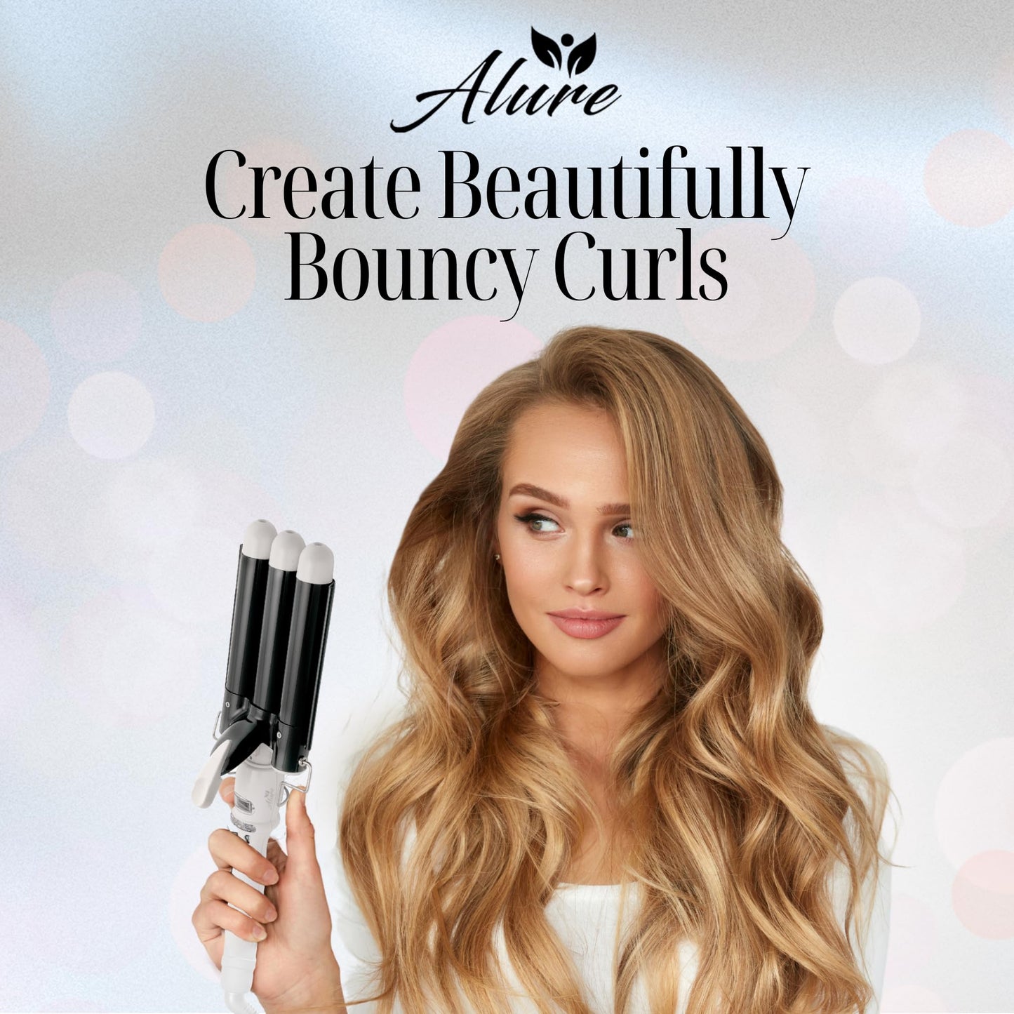Alure authentic USA imported professional hair styling tool retail packaging presentation