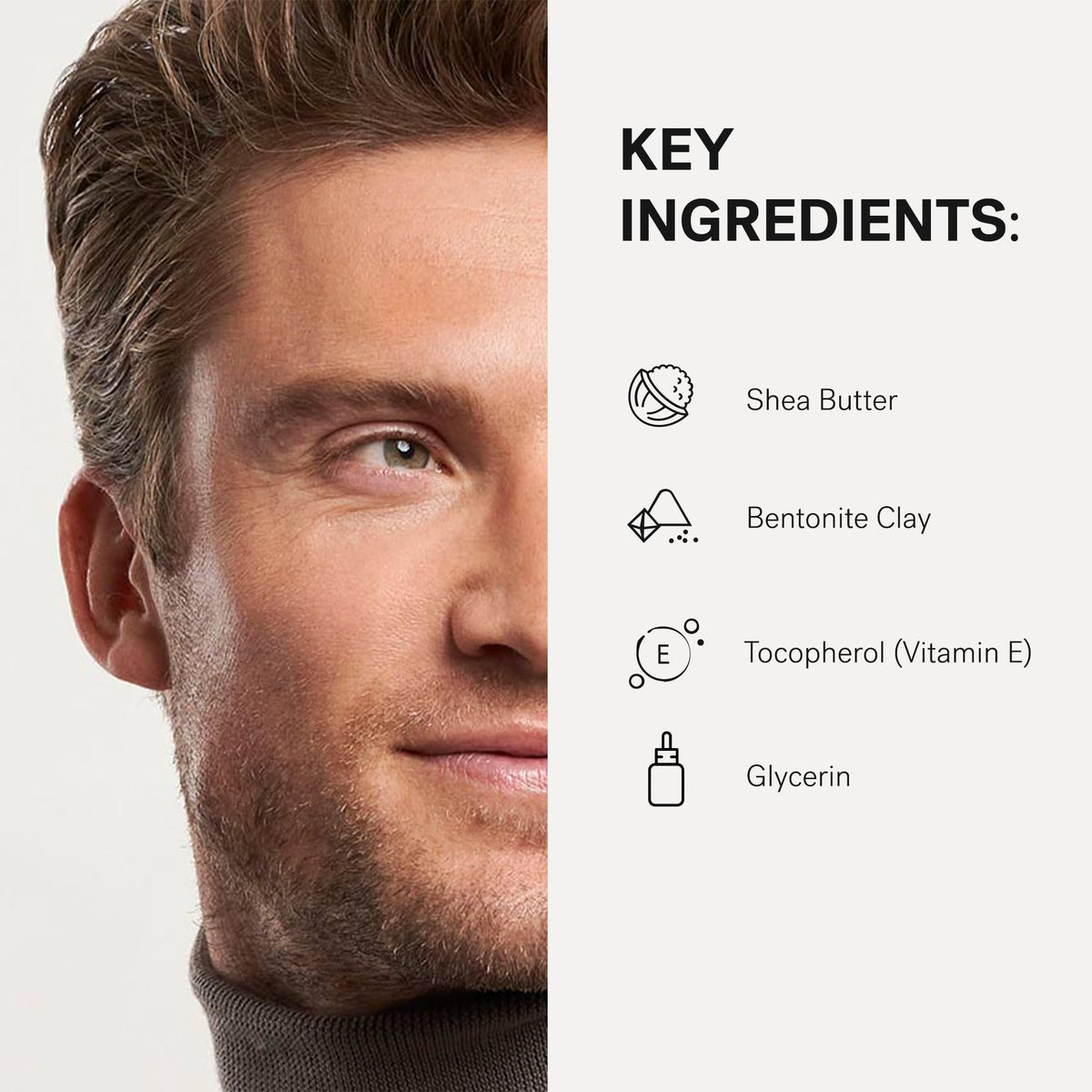 Monat hair styling product in hand for application
