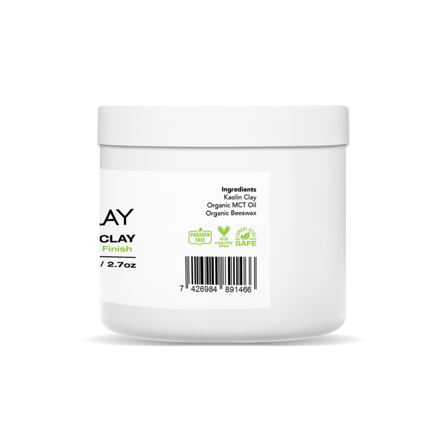 J FARELL Clean Clay USA imported sensitive scalp pomade ingredients