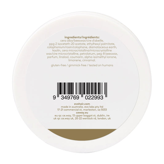 EVO Cassius strong hold hair clay for thick hair