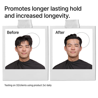 Pyrosso Komodo water based hair clay for men side view showing product size.
