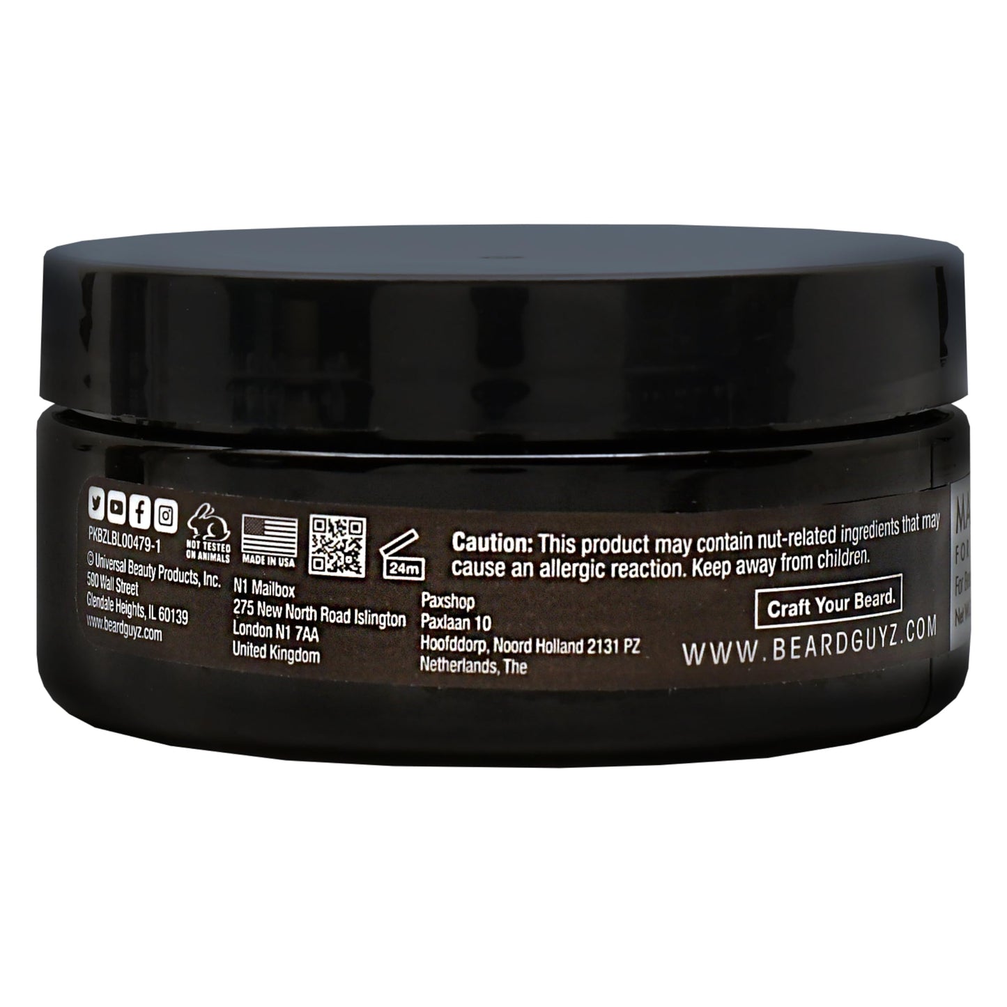 Authentic USA imported Beard Guyz clay for all hair types