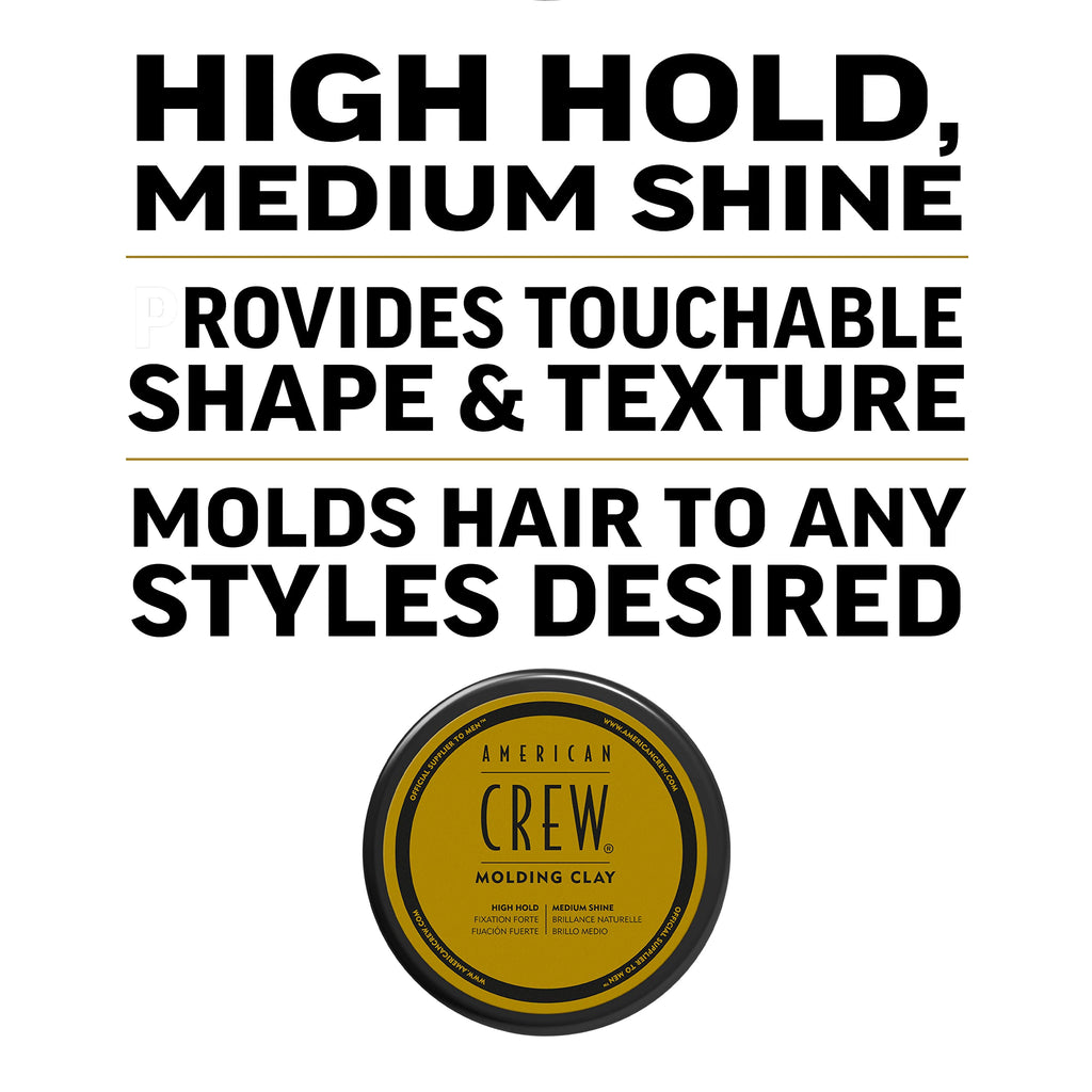 American Crew Men's Molding Clay texture and consistency demonstration