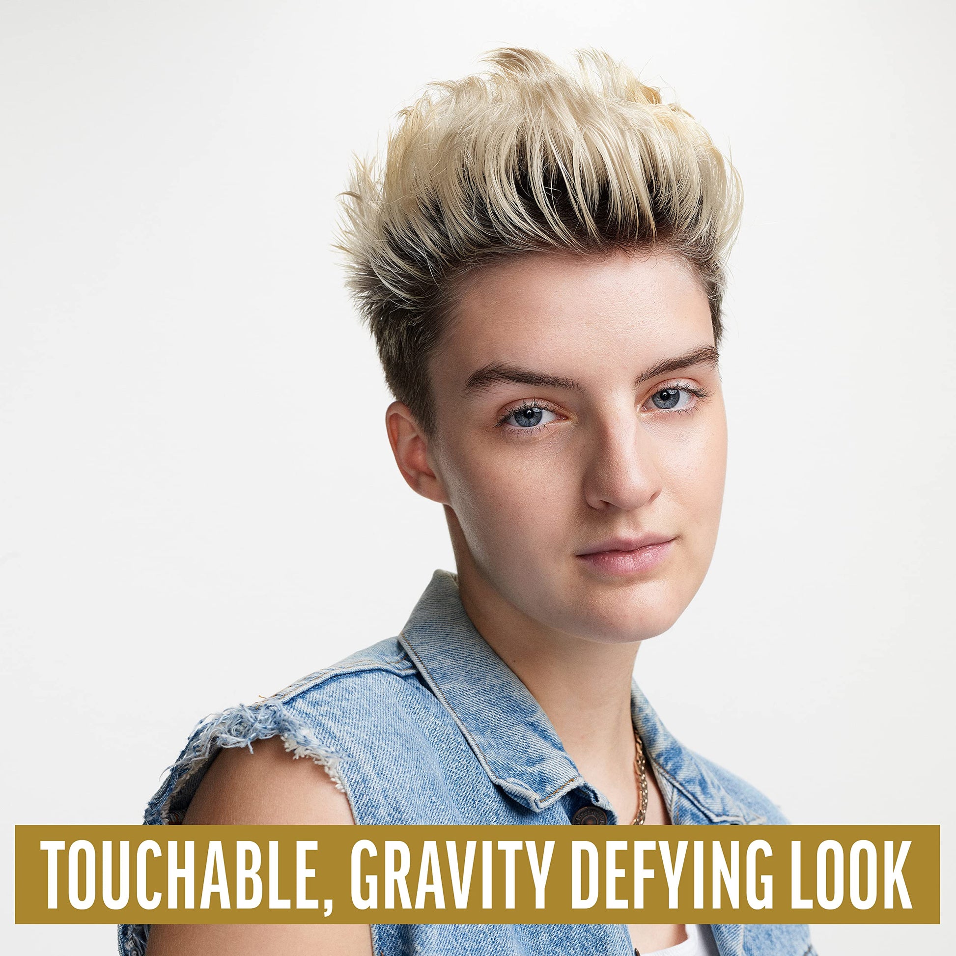 Premium American Crew men's salon professional hair clay on solid background