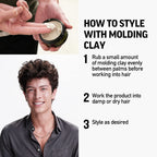 American Crew Molding Clay professional grooming jar open view