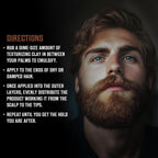 Viking Revolution clay pomade packaging showcasing strong hold feature