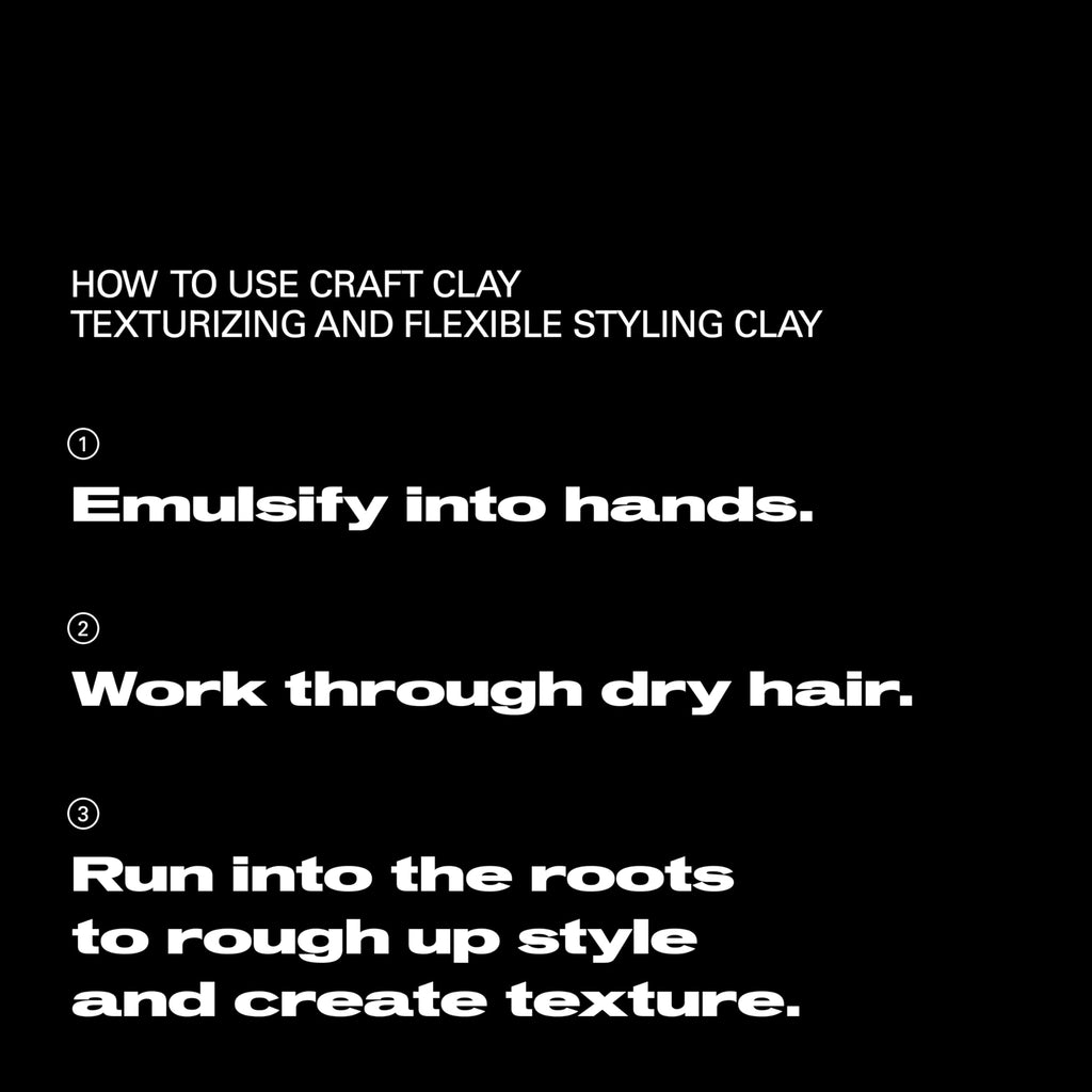 Professional Sebastian Craft Clay hair styling clay container overhead view