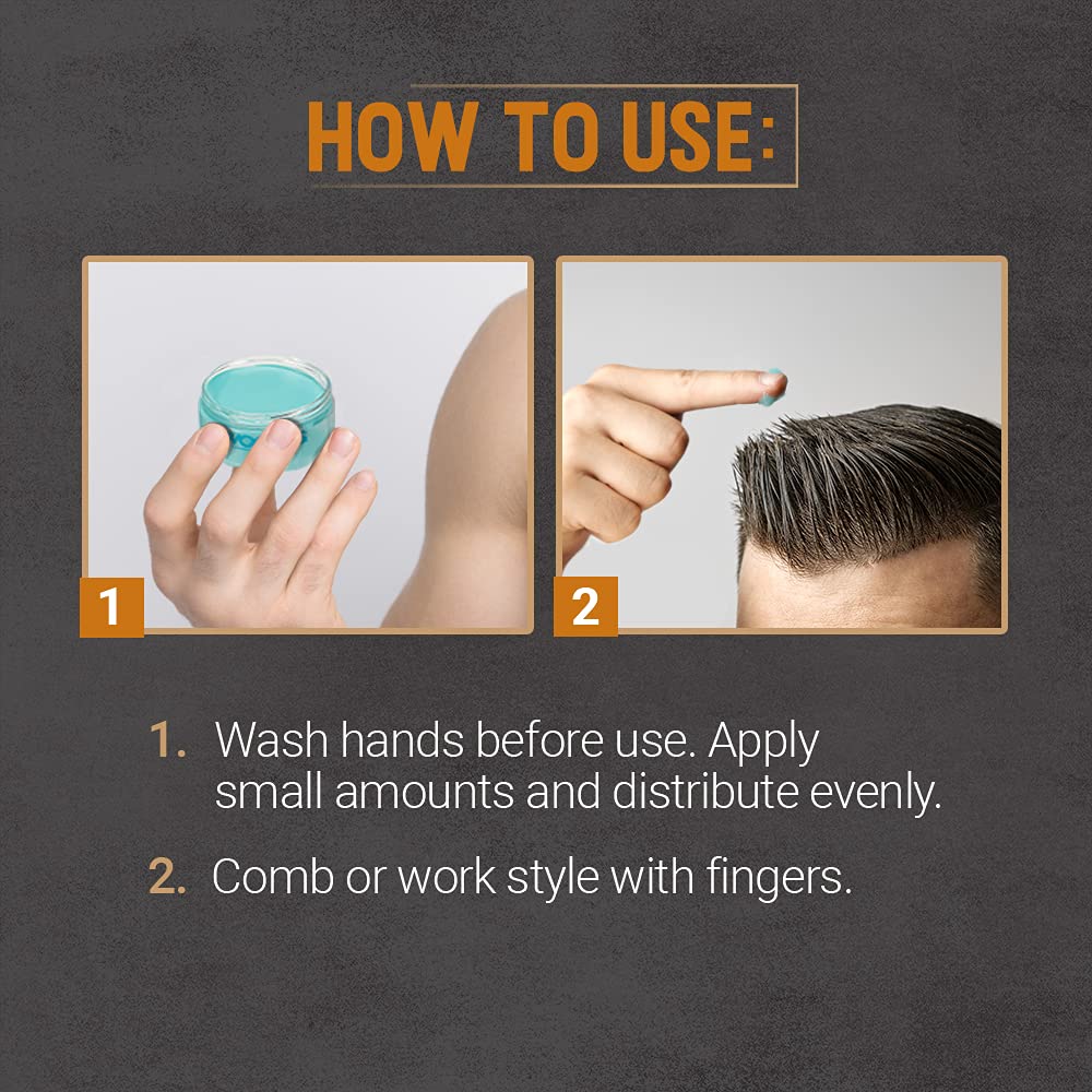 Woody's texturizing and sculpting hair clay container showcasing the three point four ounce size