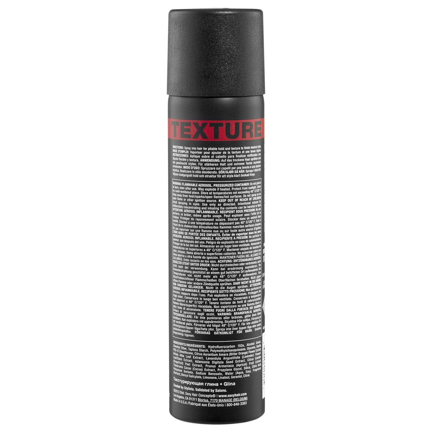 SexyHair aerosol hairspray clay matte finish premium hair styling mist