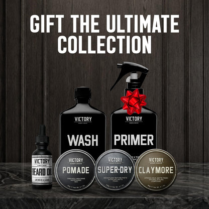 Barber designed strong hold matte hair clay for rugged textured looks