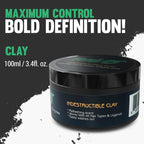 Tomb 45 men hair styling clay product side profile
