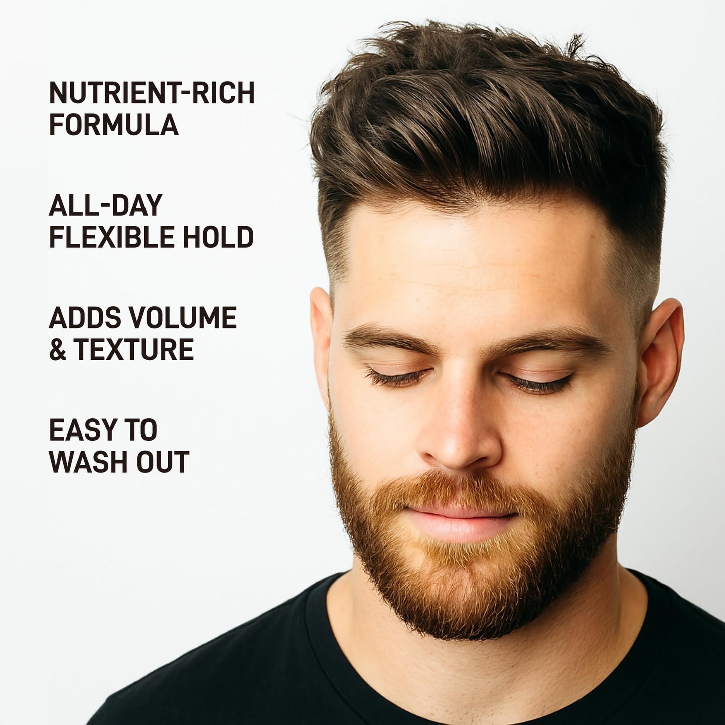 Earth Wave premium tallow pomade texture showcase highlighting the natural cream formula.