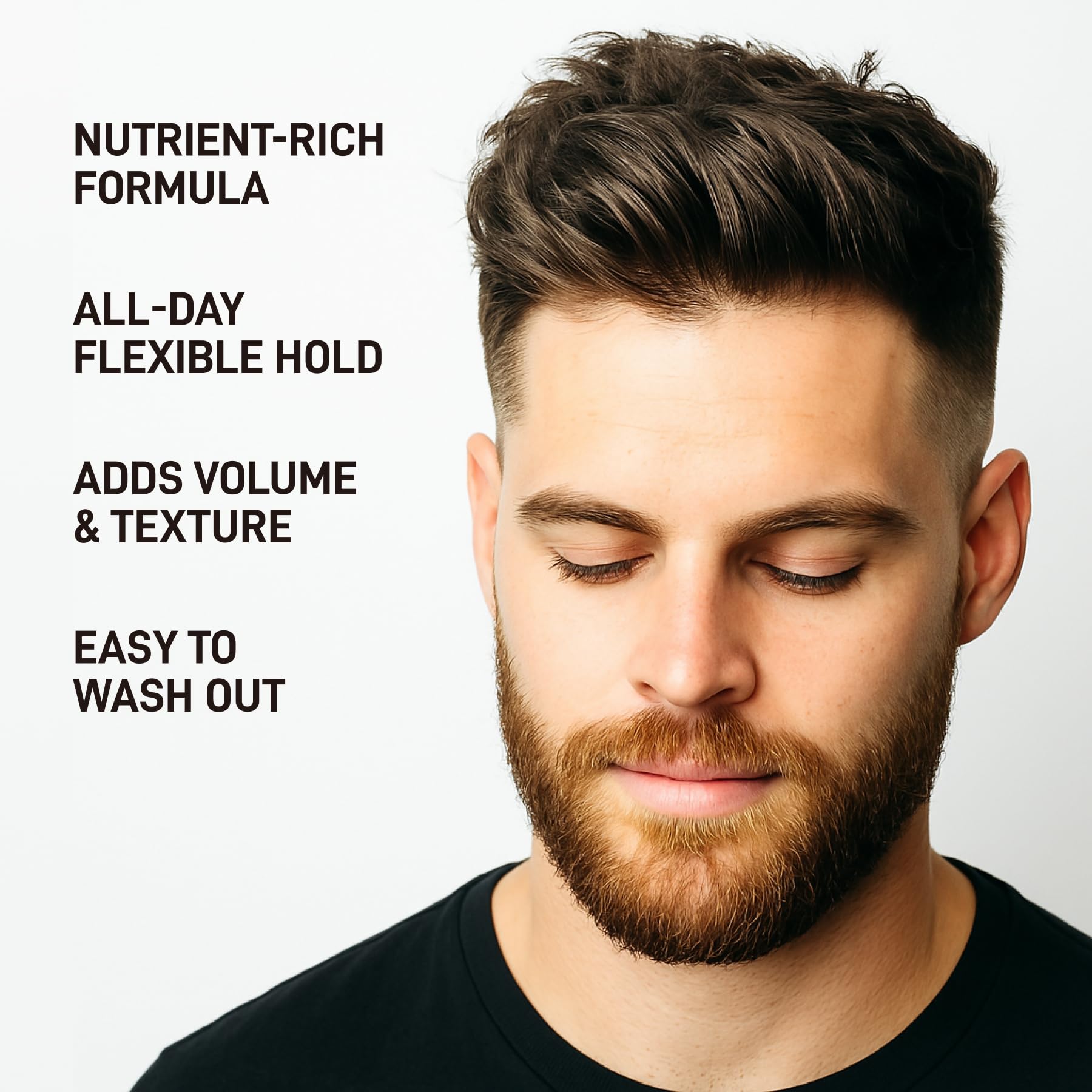 Earth Wave premium tallow pomade texture showcase highlighting the natural cream formula.