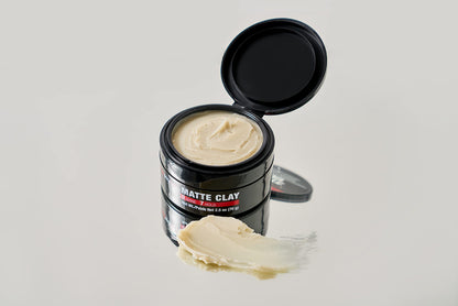 SexyHair firm hold texturizing clay for men and women showing packaging details