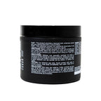 Back label of Pacinos styling clay showing usage guidelines and product specifications for consumers