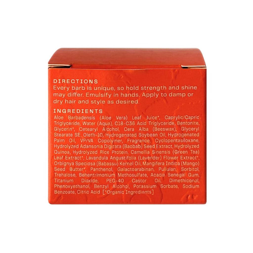 The Barb Shop cream texture flexible hold pomade jar
