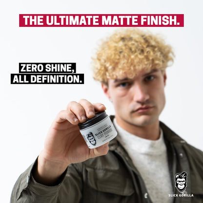 Slick Gorilla matte finish hair paste for separation and definition