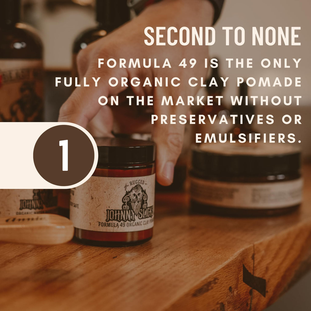 Johnny Slicks natural hair growth and scalp hydration pomade base