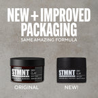 Premium matte styling clay package detailing the signature spice and lavender scent