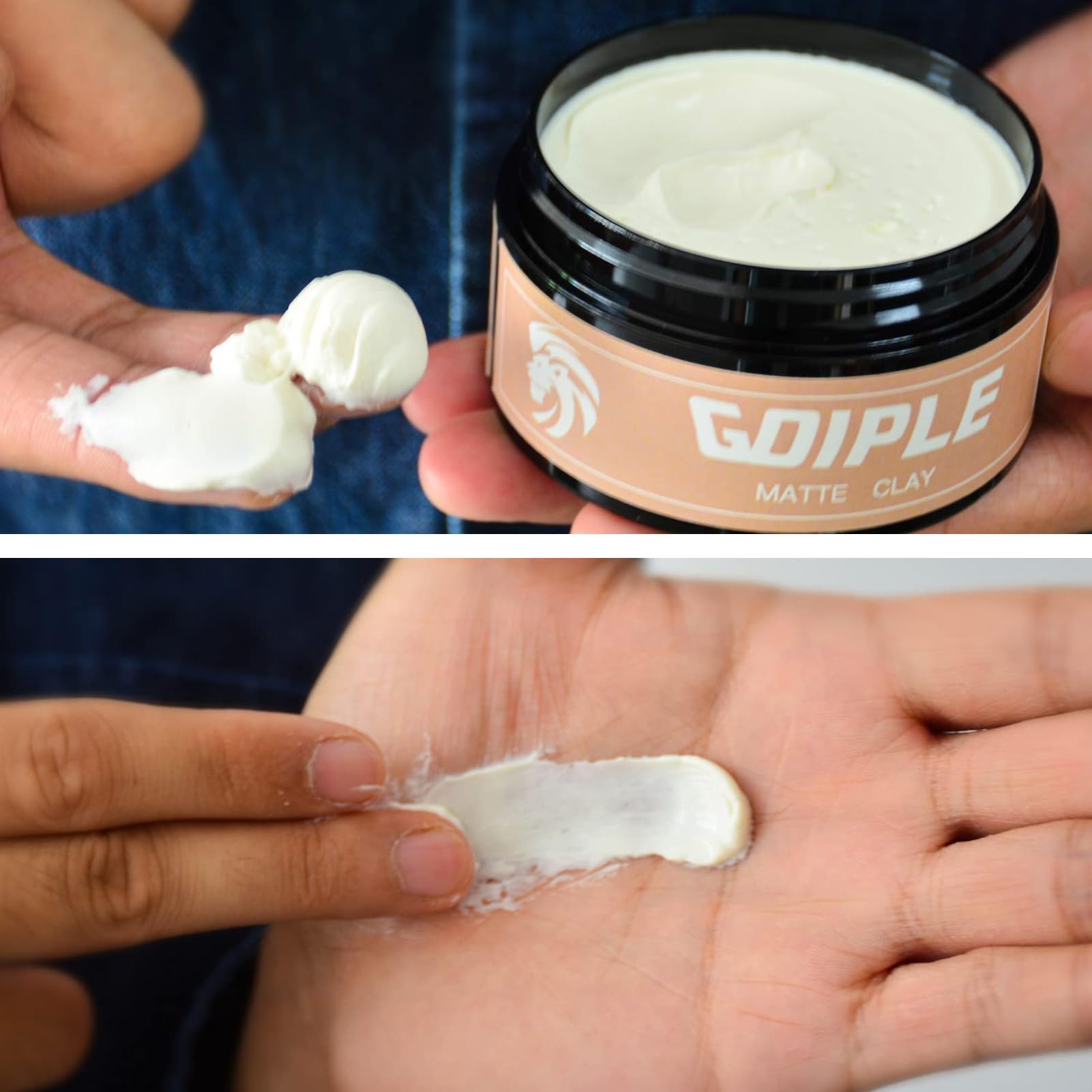 Goiple matte look clay pomade for everyday mens texturising needs