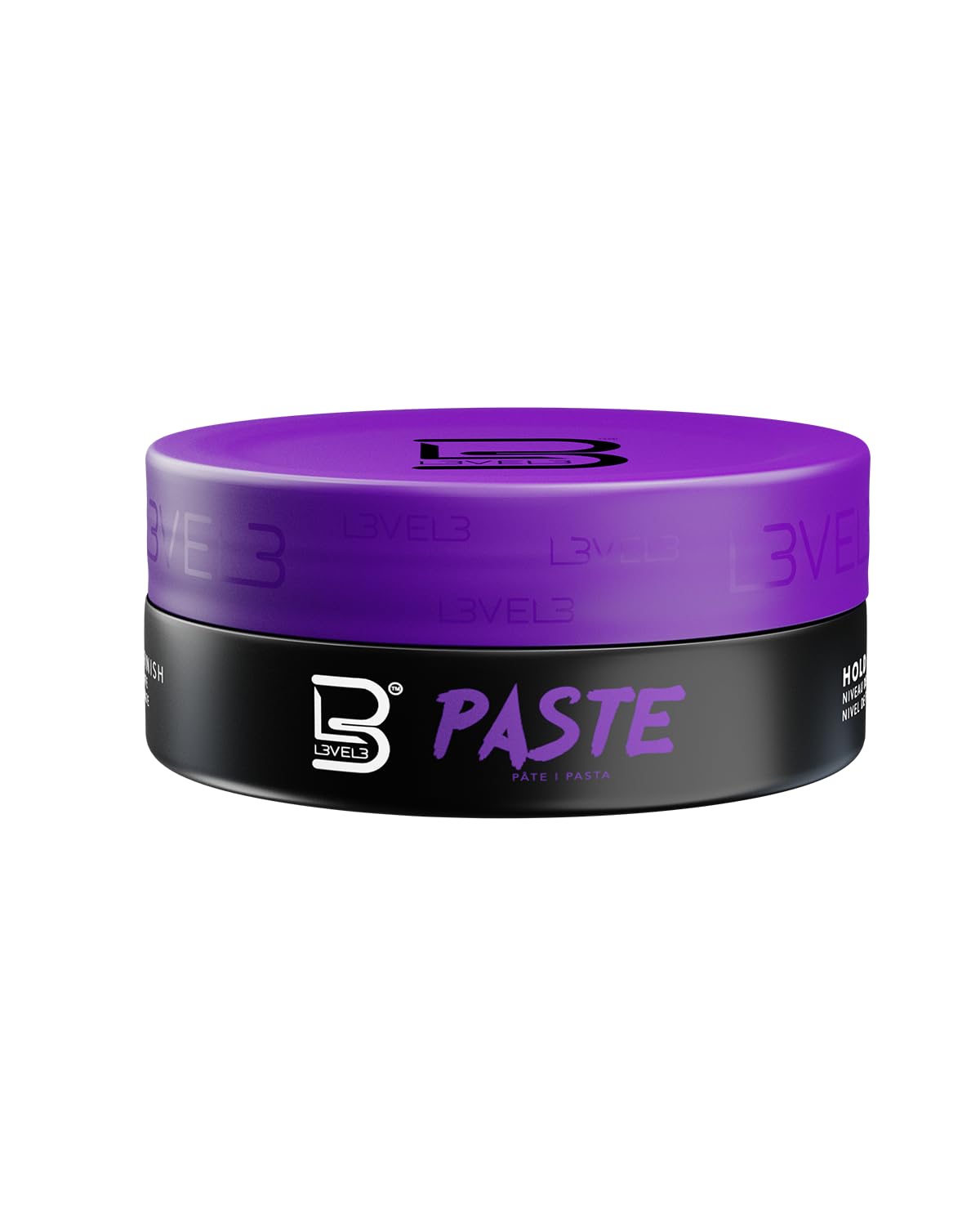 Water based L3VEL3 grooming paste for strong hold and damage protection