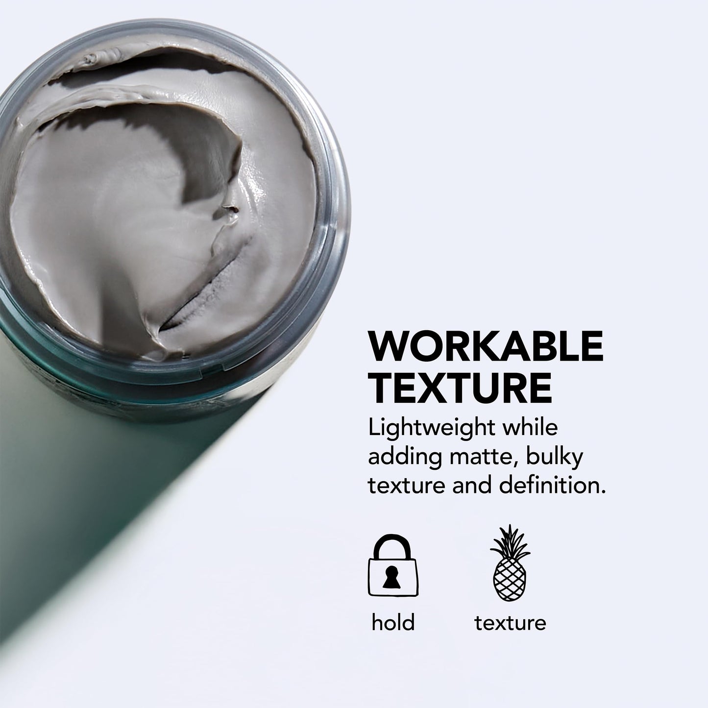 Imported USA hair grooming clay jar for men and women