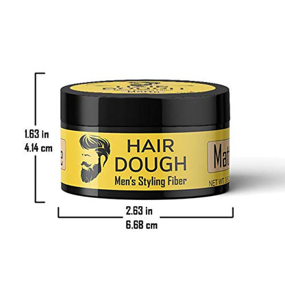 Full packaging of the imported matte hair wax paste showing the clean design and product measurements.