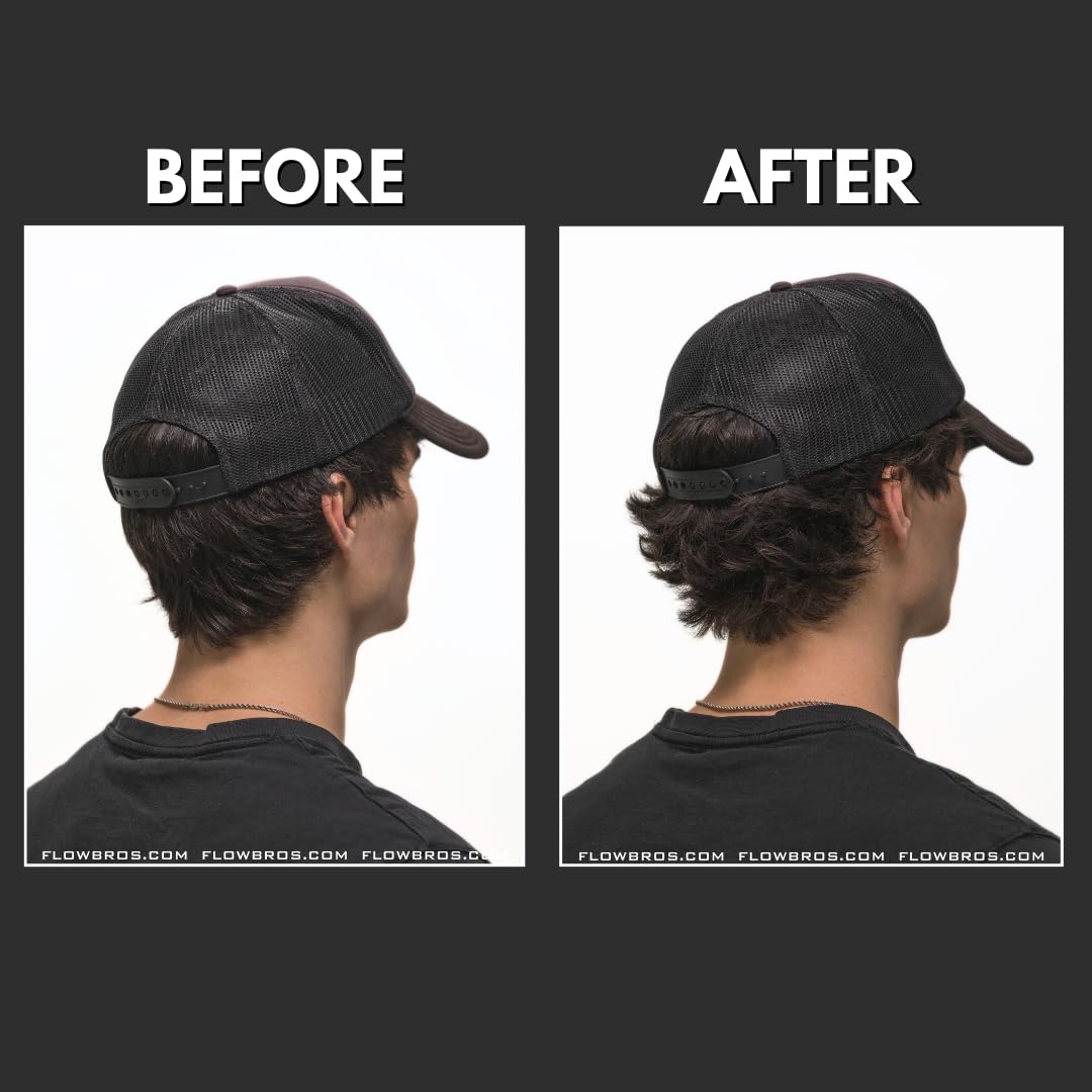 Flow Bros strong hold clay packaging for texturizing men hair
