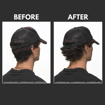 Flow Bros strong hold clay packaging for texturizing men hair