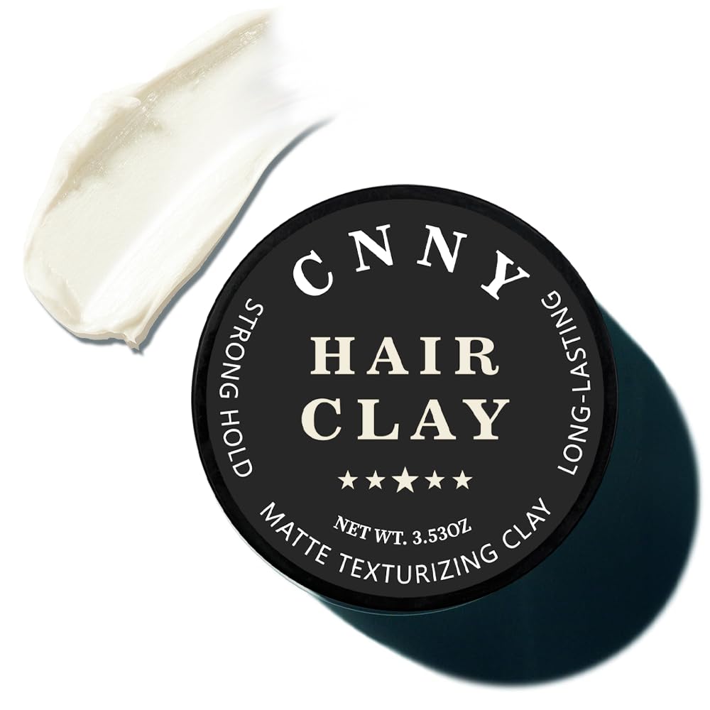 Crownnaturally CNNY matte hair styling paste showing texture and premium packaging