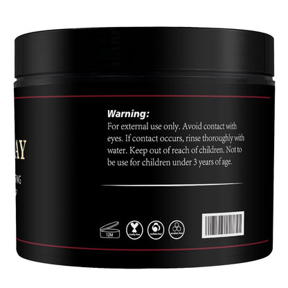 CNNY men hair volume styling paste jar angled view for modern lifestyle presentation