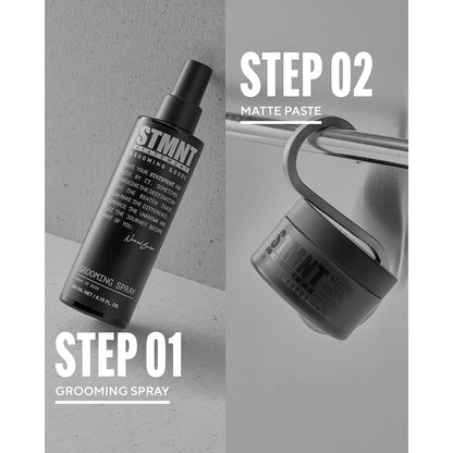 Premium barber grade STMNT matte paste for men grooming