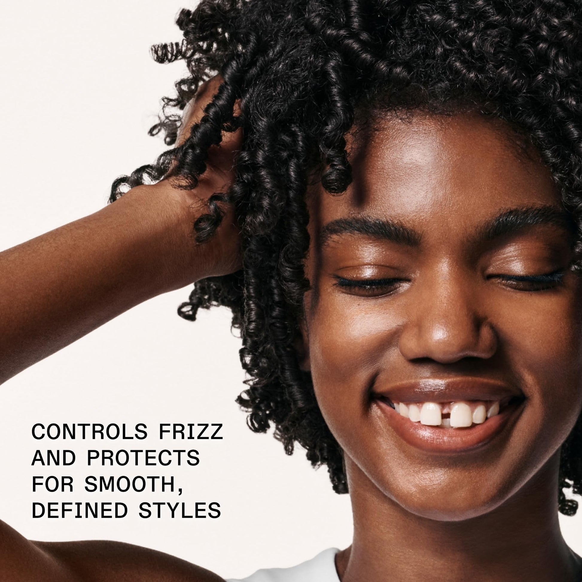 Olaplex Number 6 frizz control styling cream side view