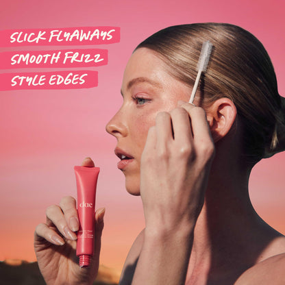 DAE Hair flyaway taming stick showing the built-in precision wand applicator