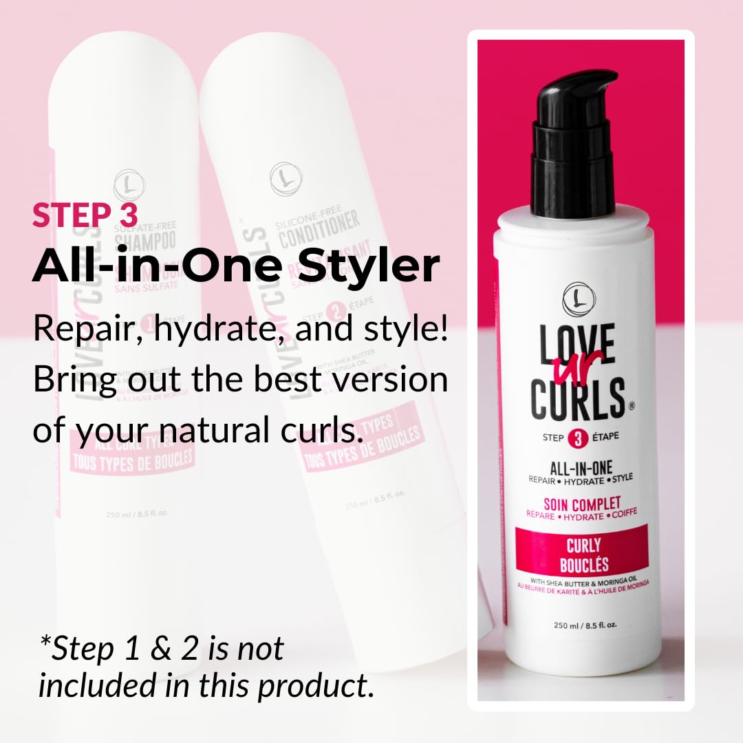 LUS Brands anti frizz curling cream texture close up on a smooth surface showing consistency.