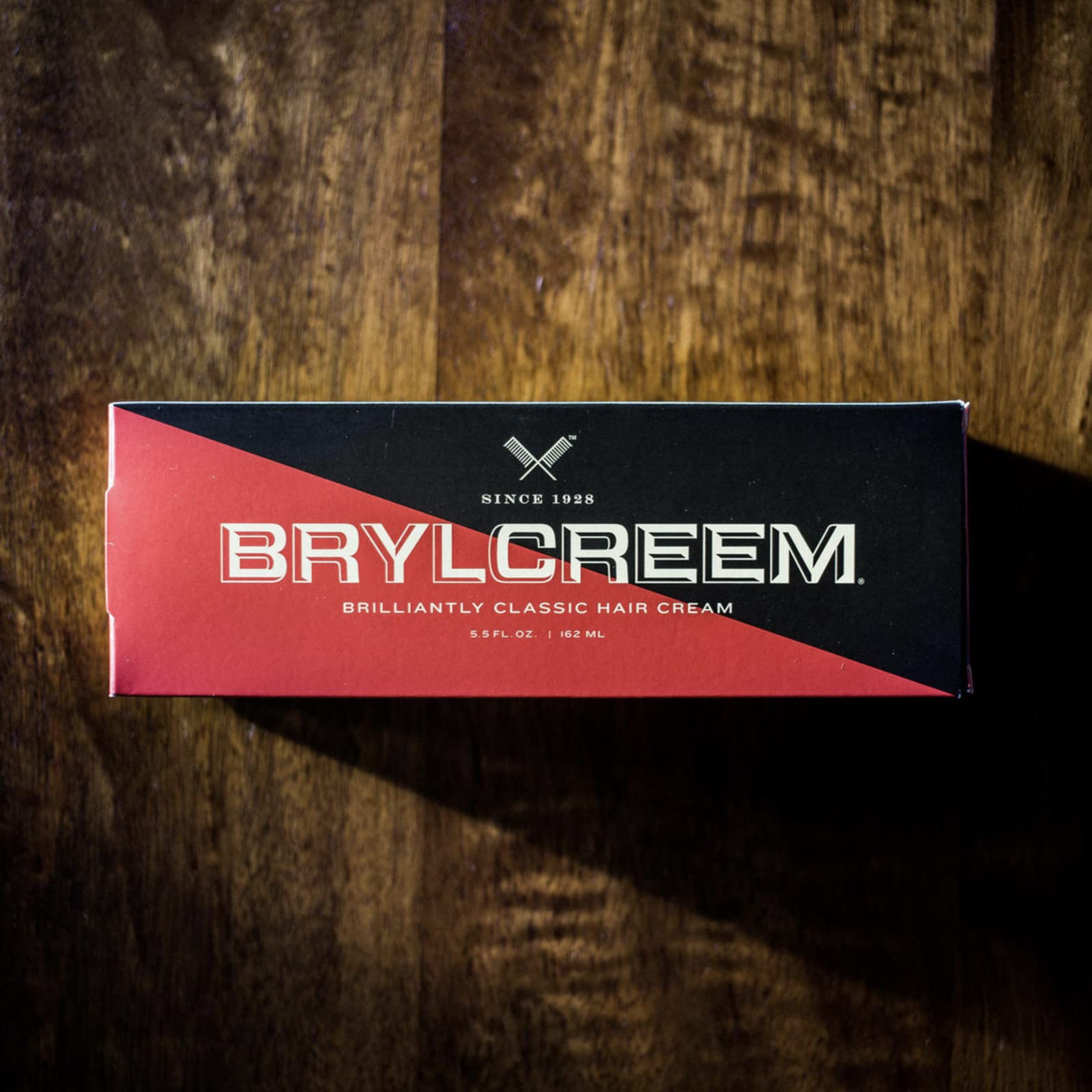 Brylcreem men's styling conditioning cream 5.5 Ounce tube close up