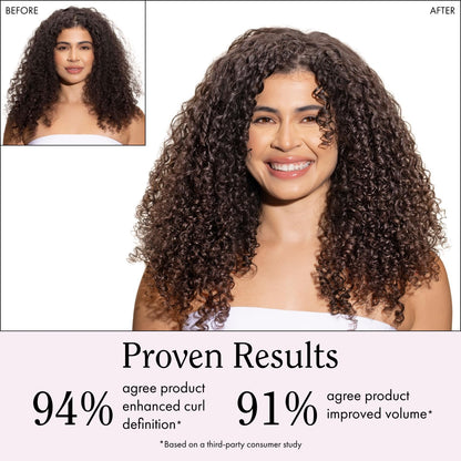 Rizos Curls 10 fluid ounce hair cream bottle for wavy and curly hair
