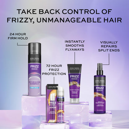 John Frieda Frizz Ease Secret Weapon Touch Up CrÃ¨me unboxing shot for authenticity validation