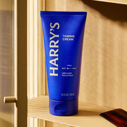Harry's soft hold conditioning cream 5.1 fluid ounces tube close up