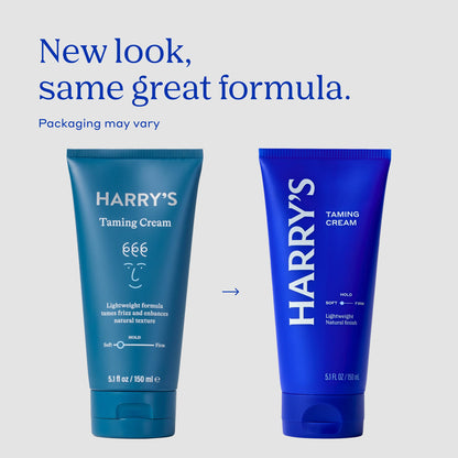 Harry's imported men's grooming hair cream for frizz control